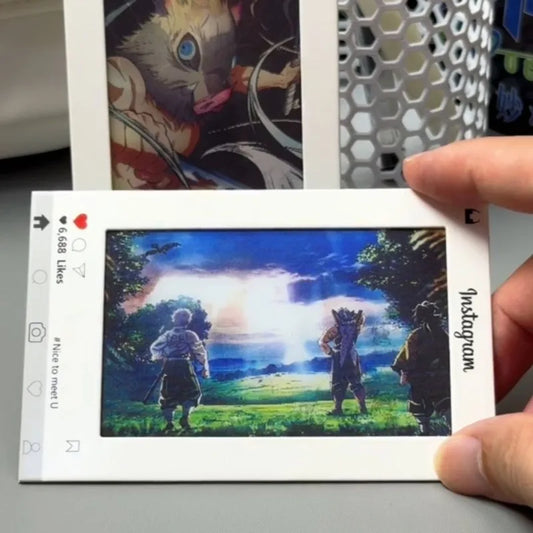 귀멸의 칼날 홀로그램 키체인 (귀살대)