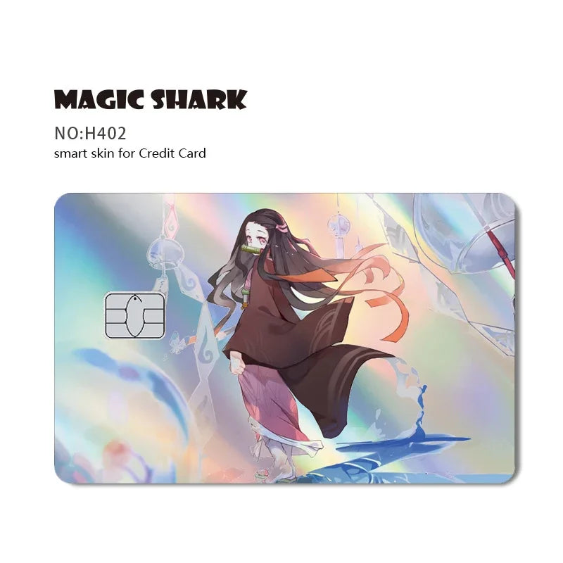 귀멸의 칼날 스티커 카드 필름 커버