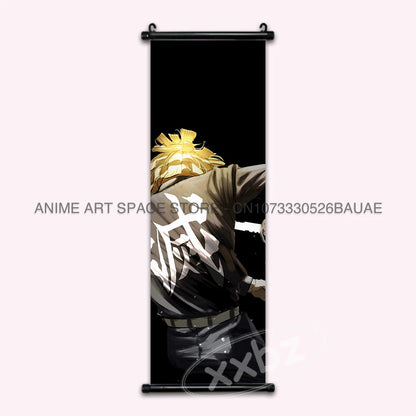반다이 귀멸의 칼날 벽장식 포스터 (애니 캐릭터 인테리어 / 홈데코)