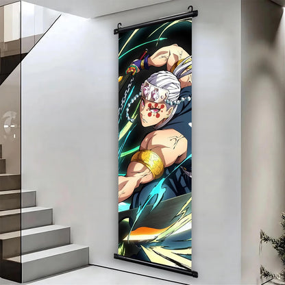 귀멸의 칼날 캐릭터 캔버스 포스터