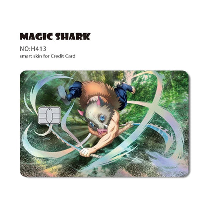 귀멸의 칼날 스티커 카드 필름 커버