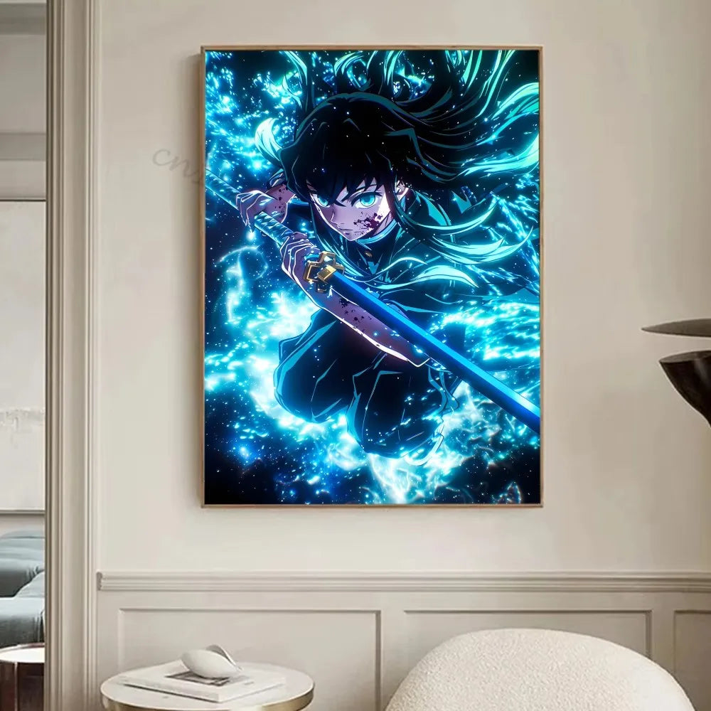 [미니소] 클래식 귀멸의 칼날 캔버스 포스터