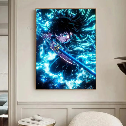 [미니소] 클래식 귀멸의 칼날 캔버스 포스터