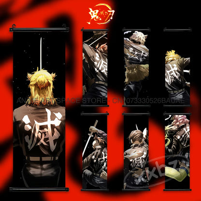 반다이 귀멸의 칼날 벽장식 포스터 (애니 캐릭터 인테리어 / 홈데코)