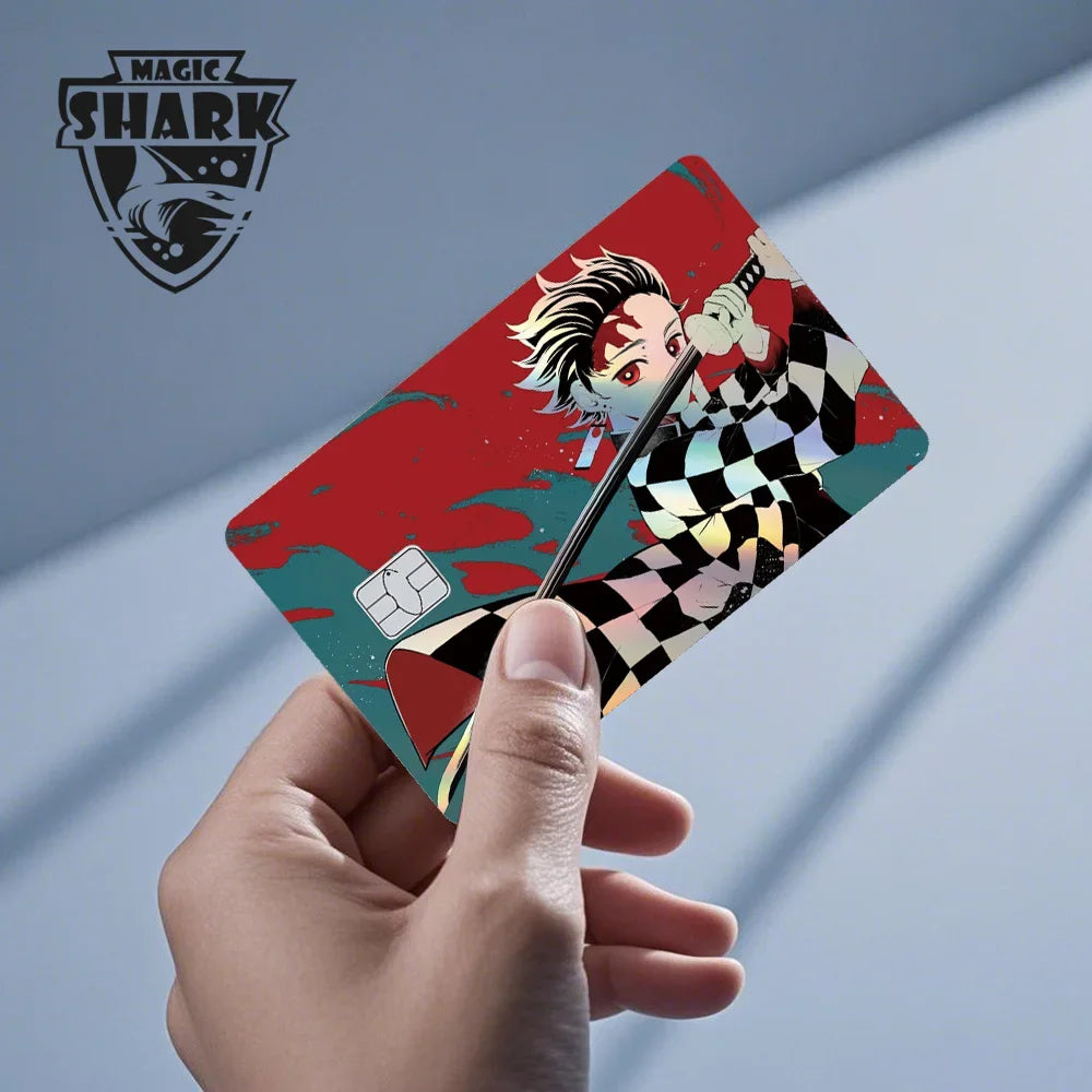 귀멸의 칼날 스티커 카드 필름 커버