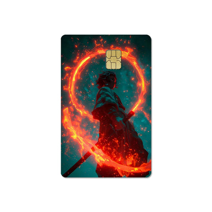 귀멸의 칼날 스티커 카드 필름 커버(소형칩)