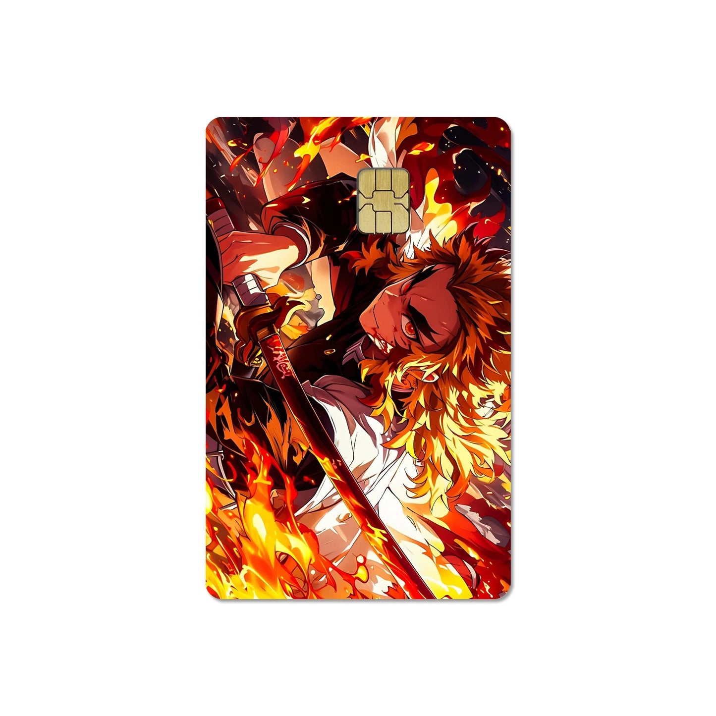 귀멸의 칼날 스티커 카드 필름 커버(소형칩)