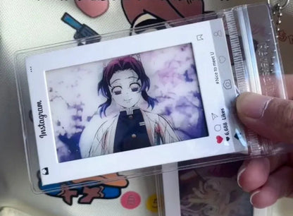 귀멸의 칼날 홀로그램 키체인 (시노부)