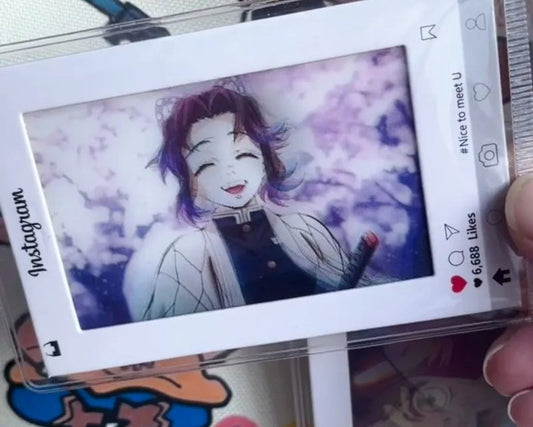 귀멸의 칼날 홀로그램 키체인 (시노부)