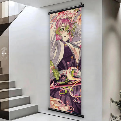 귀멸의 칼날 캐릭터 캔버스 포스터