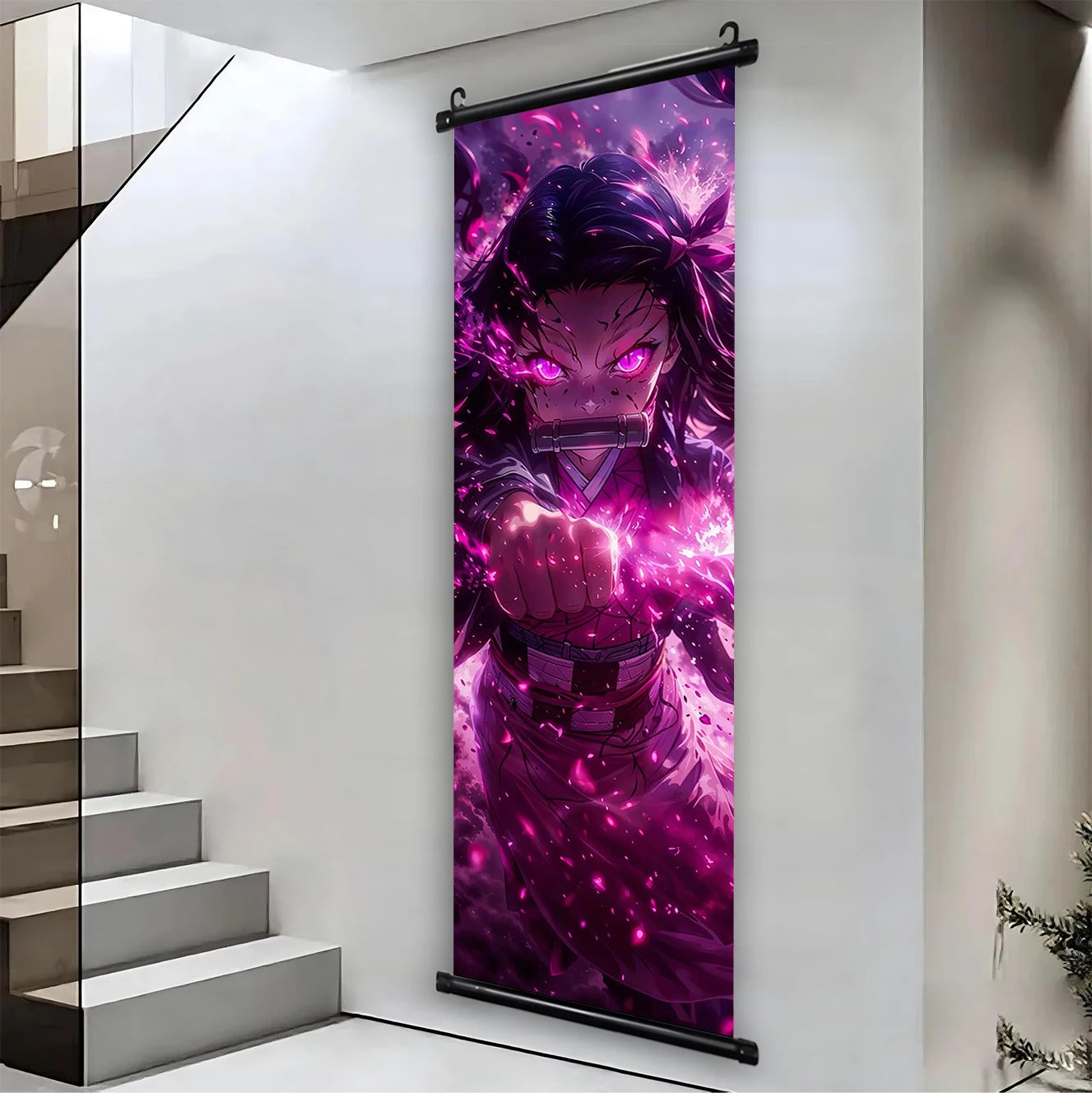 귀멸의 칼날 캐릭터 캔버스 포스터