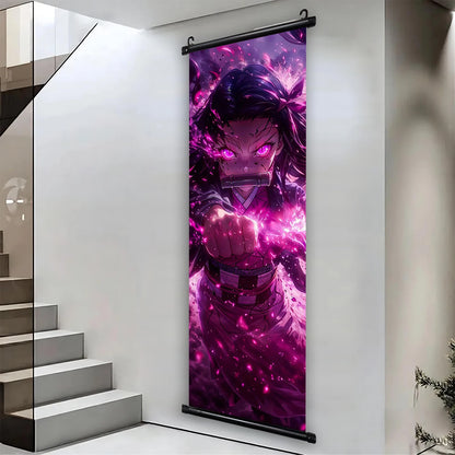 귀멸의 칼날 캐릭터 캔버스 포스터