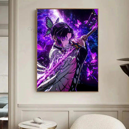 [미니소] 클래식 귀멸의 칼날 캔버스 포스터