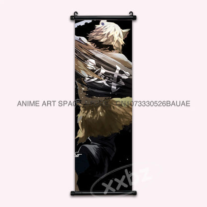 반다이 귀멸의 칼날 벽장식 포스터 (애니 캐릭터 인테리어 / 홈데코)