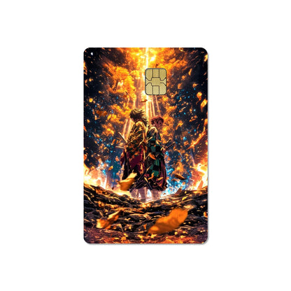 귀멸의 칼날 스티커 카드 필름 커버 (무한성편)