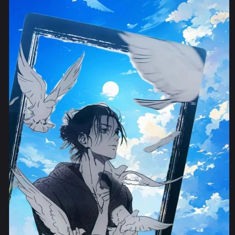 진격의 거인 에렌 자유 아크릴카드