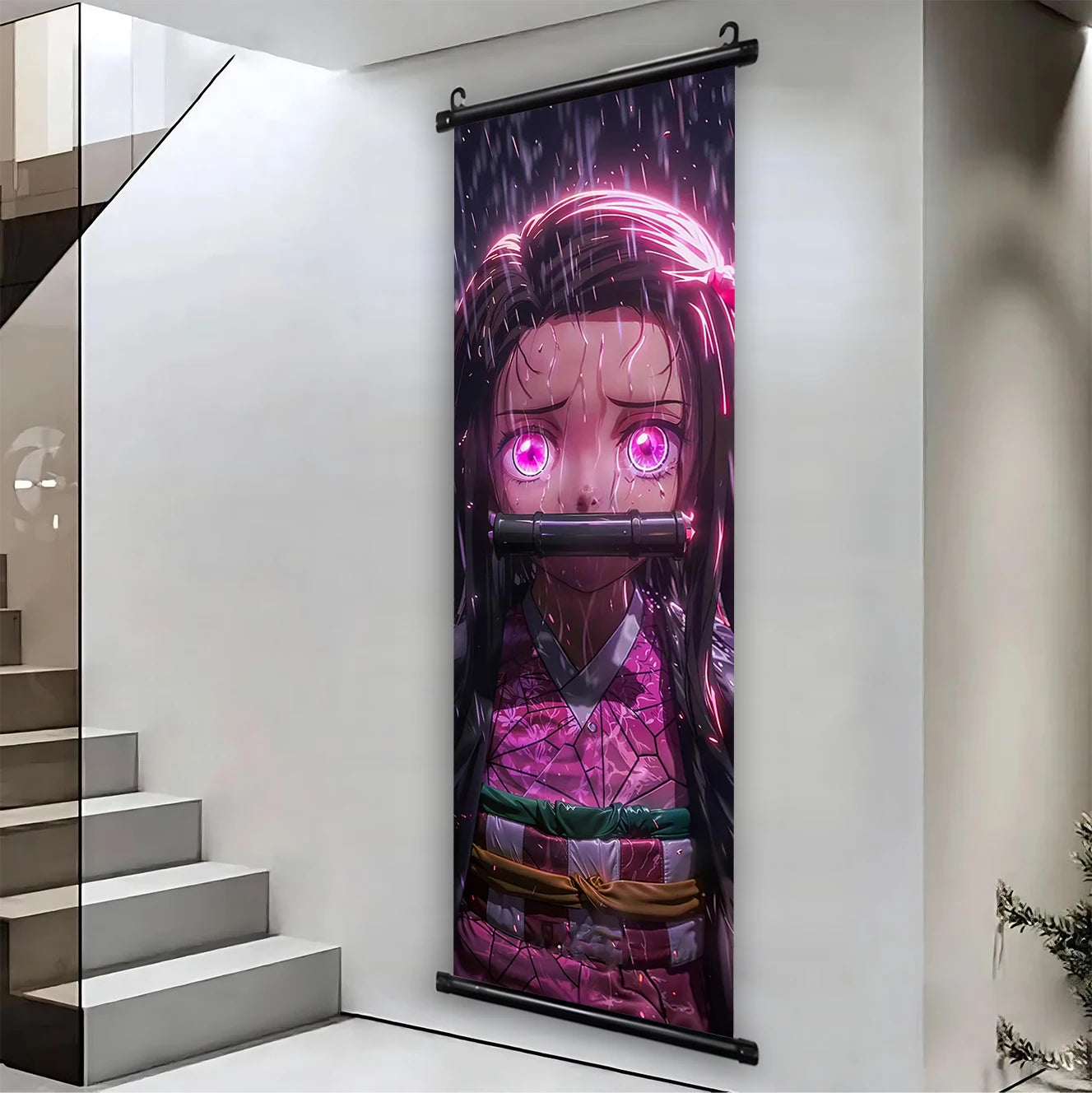 귀멸의 칼날 캐릭터 캔버스 포스터