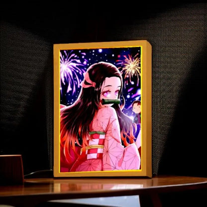 🌙 귀멸의 칼날 페인팅 램프