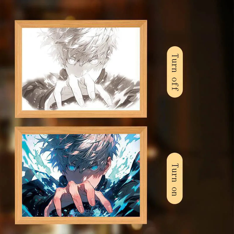 주술회전 LED 액자 무드등