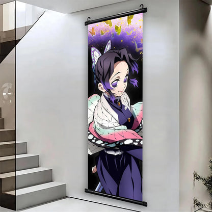 귀멸의 칼날 캐릭터 캔버스 포스터