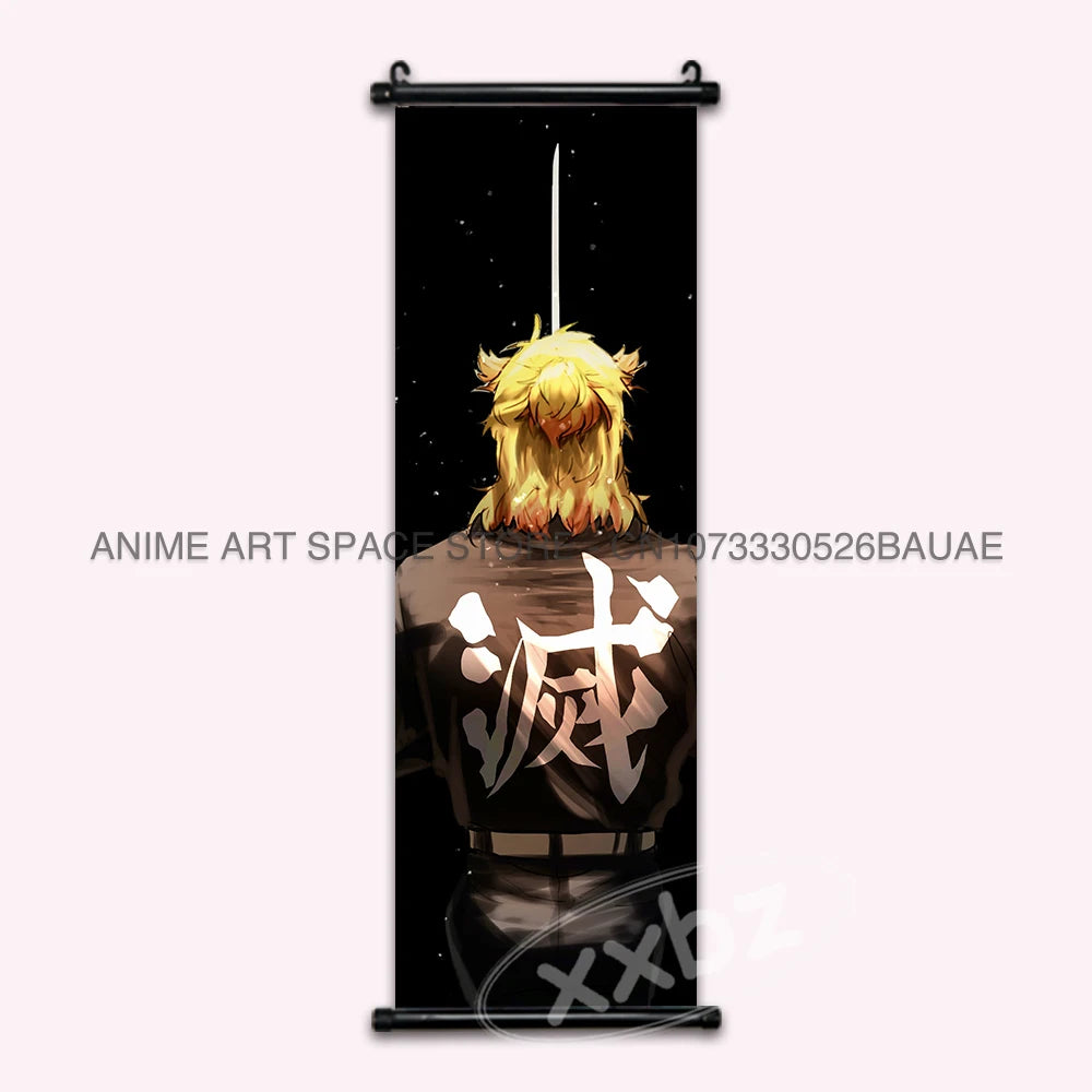 반다이 귀멸의 칼날 벽장식 포스터 (애니 캐릭터 인테리어 / 홈데코)