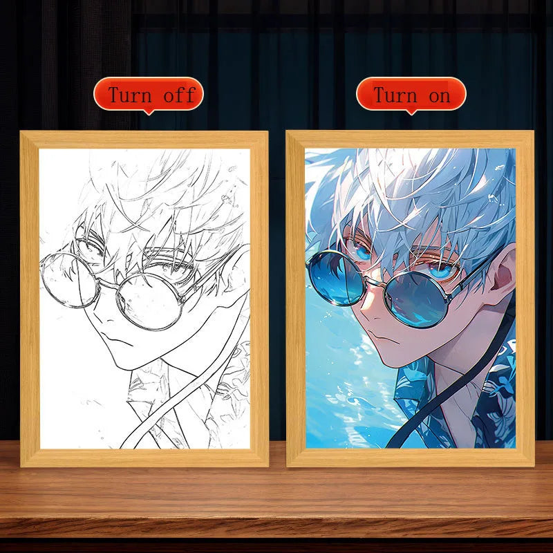 주술회전 LED 액자 무드등