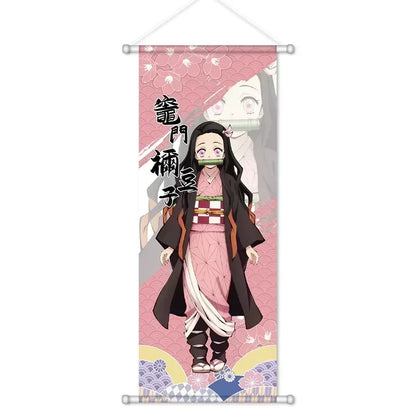 귀멸의 칼날 캐릭터 족자 / 벽걸이 캔버스 포스터