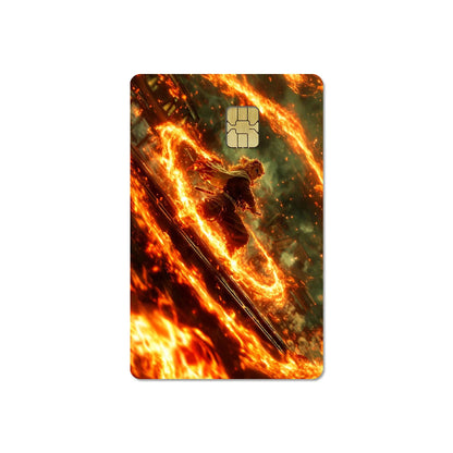 귀멸의 칼날 스티커 카드 필름 커버(소형칩)