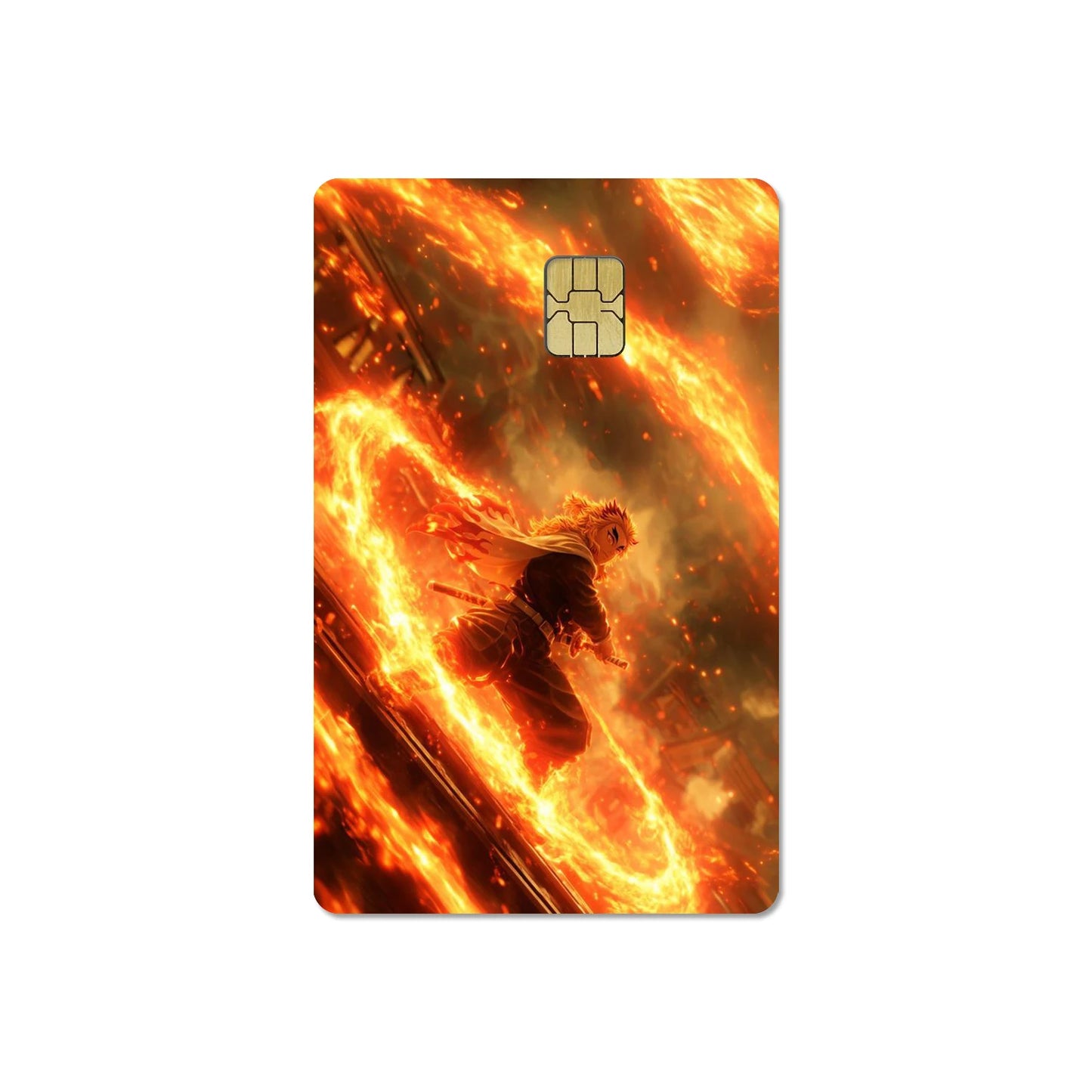 귀멸의 칼날 스티커 카드 필름 커버 (무한성편)