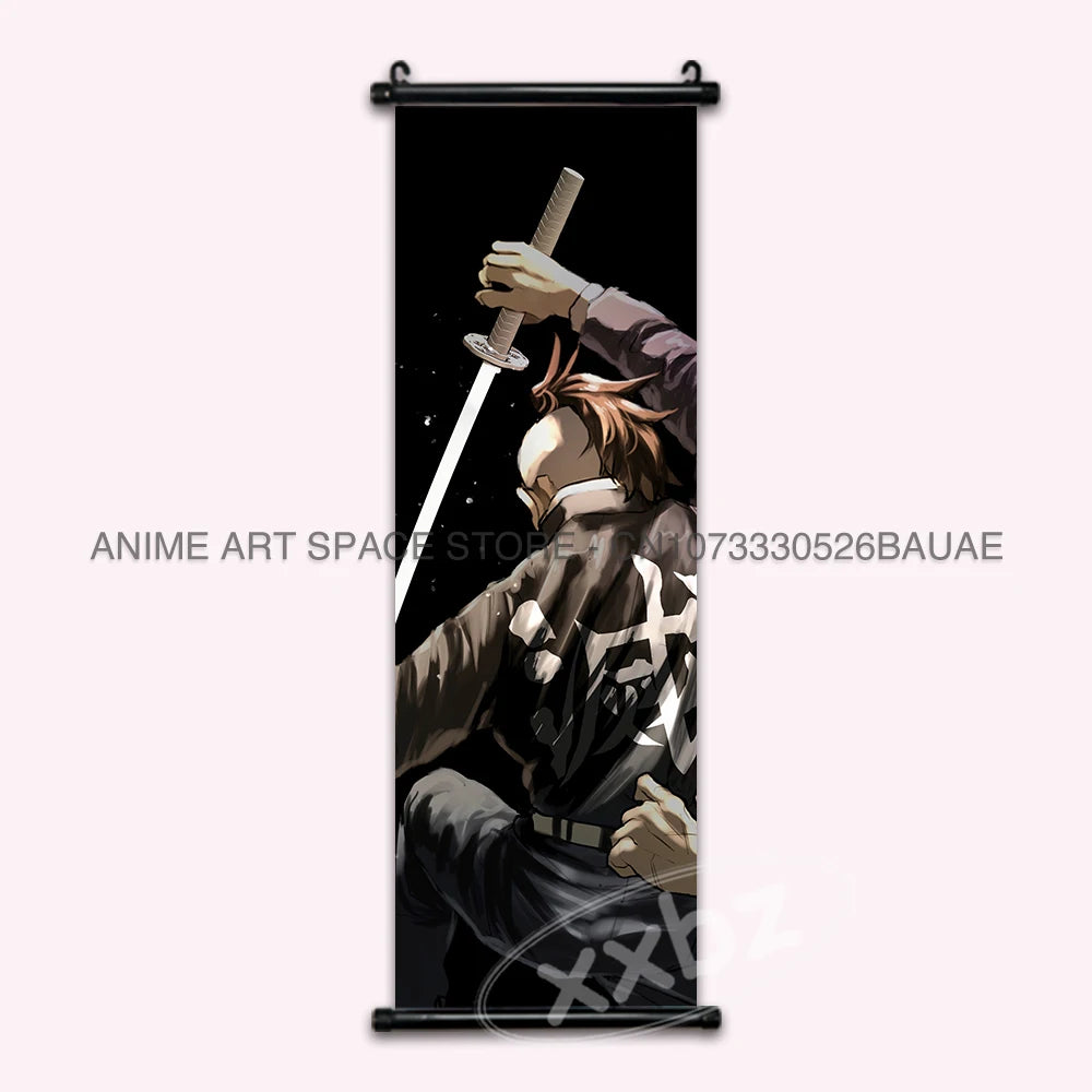 반다이 귀멸의 칼날 벽장식 포스터 (애니 캐릭터 인테리어 / 홈데코)