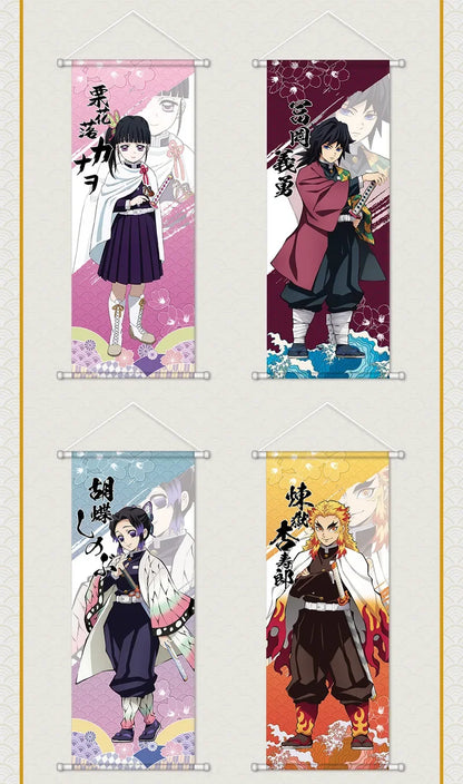 귀멸의 칼날 캐릭터 족자 / 벽걸이 캔버스 포스터