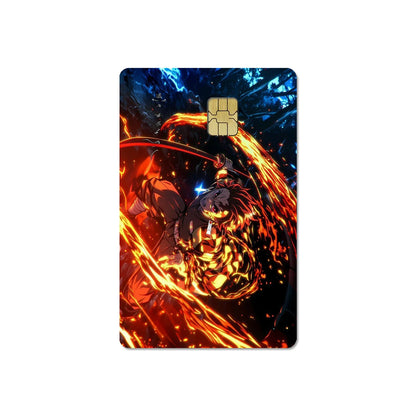 귀멸의 칼날 스티커 카드 필름 커버(소형칩)