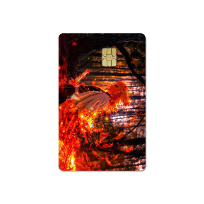 귀멸의 칼날 스티커 카드 필름 커버(소형칩)