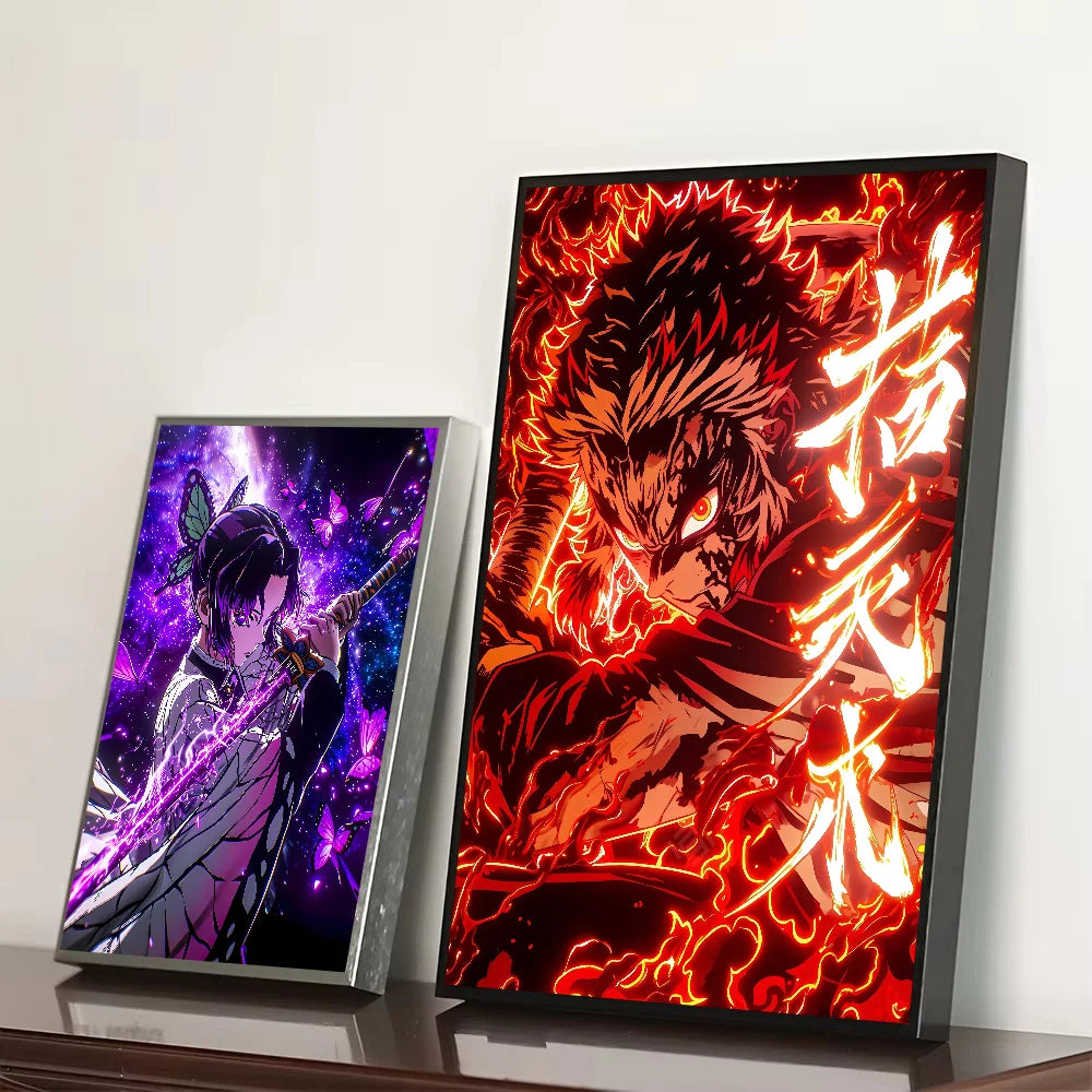 [미니소] 클래식 귀멸의 칼날 캔버스 포스터