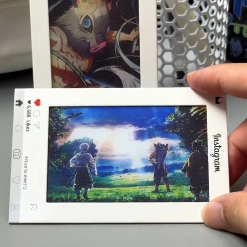 귀멸의 칼날 홀로그램 키체인 (귀살대)