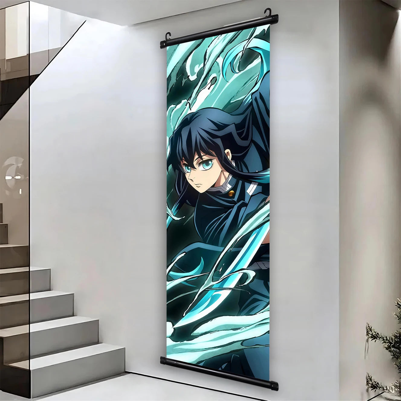 귀멸의 칼날 캐릭터 캔버스 포스터