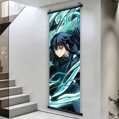 귀멸의 칼날 캐릭터 캔버스 포스터