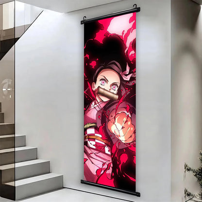 귀멸의 칼날 캐릭터 캔버스 포스터