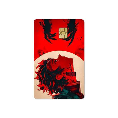 귀멸의 칼날 스티커 카드 필름 커버(소형칩)