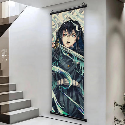 귀멸의 칼날 캐릭터 캔버스 포스터