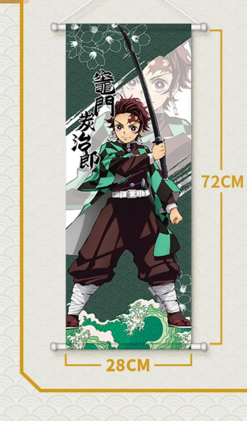 귀멸의 칼날 캐릭터 족자 / 벽걸이 캔버스 포스터