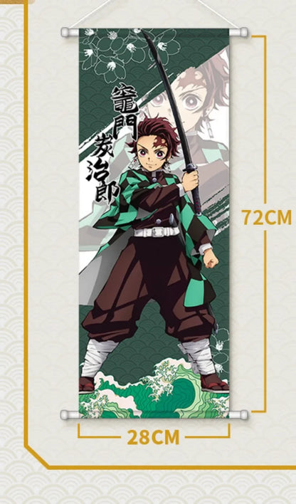 귀멸의 칼날 캐릭터 족자 / 벽걸이 캔버스 포스터