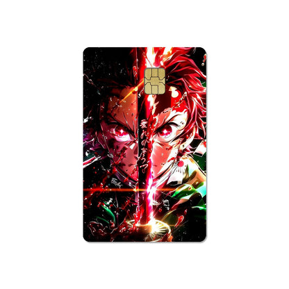 귀멸의 칼날 스티커 카드 필름 커버(소형칩)
