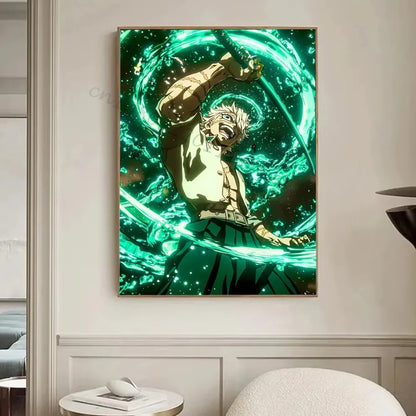 [미니소] 클래식 귀멸의 칼날 캔버스 포스터