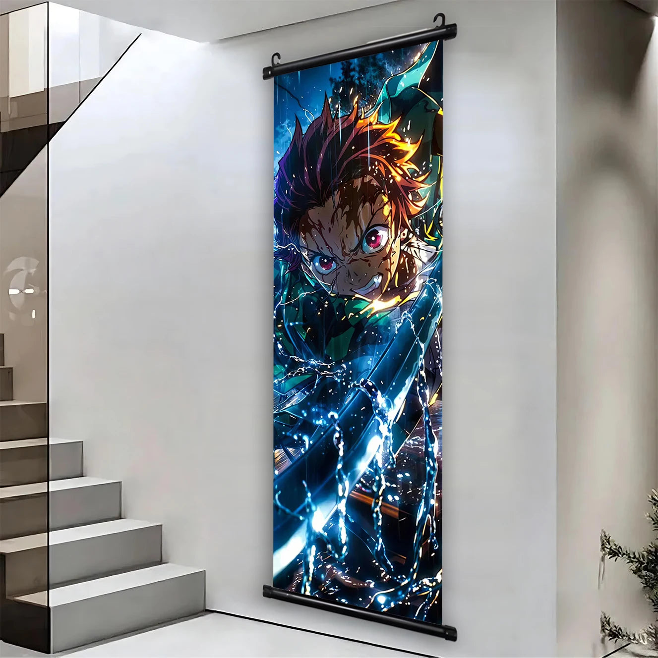 귀멸의 칼날 캐릭터 캔버스 포스터