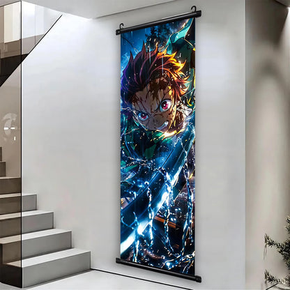 귀멸의 칼날 캐릭터 캔버스 포스터