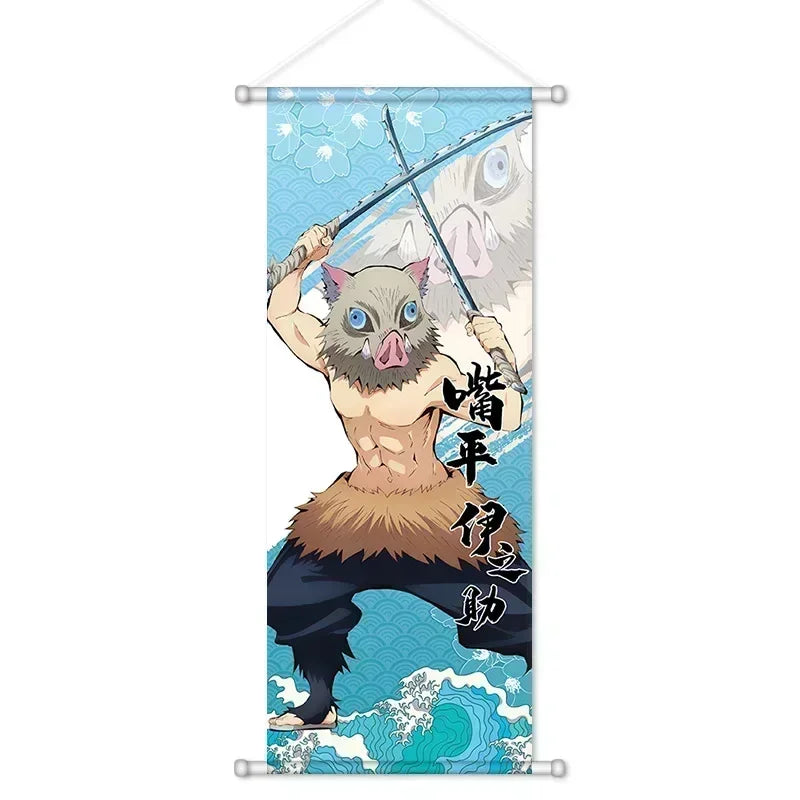 귀멸의 칼날 캐릭터 족자 / 벽걸이 캔버스 포스터