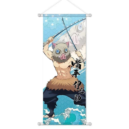 귀멸의 칼날 캐릭터 족자 / 벽걸이 캔버스 포스터