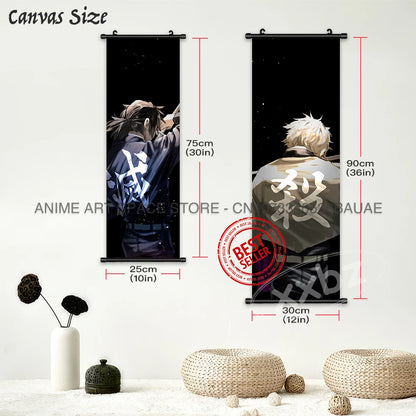 반다이 귀멸의 칼날 벽장식 포스터 (애니 캐릭터 인테리어 / 홈데코)