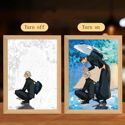 주술회전 LED 액자 무드등